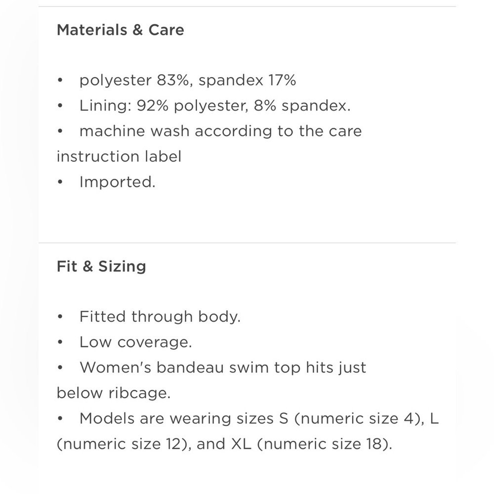 New bandeau swim top from old navy - Picture 5 of 10